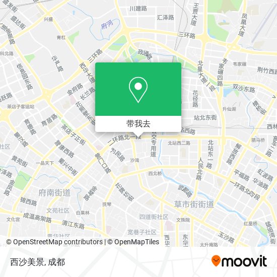 西沙美景地图