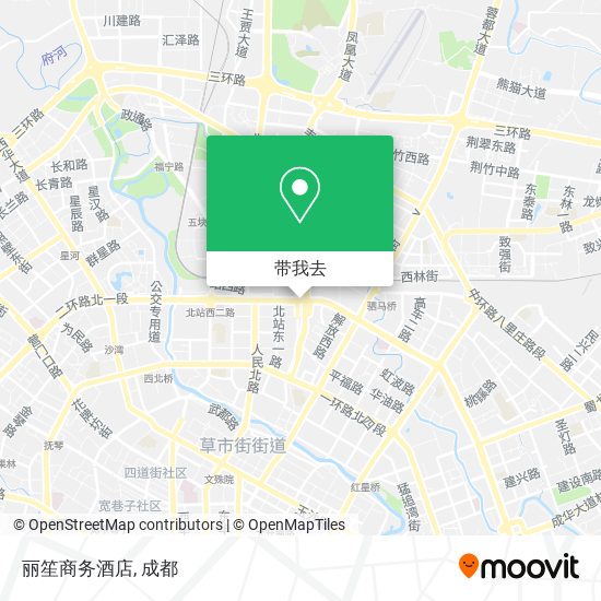 丽笙商务酒店地图
