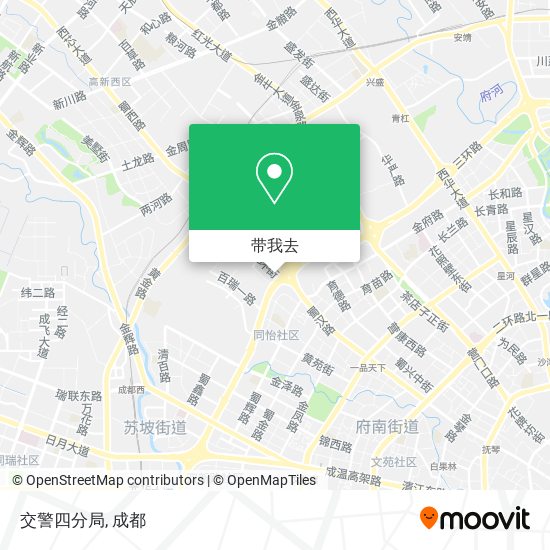 交警四分局地图
