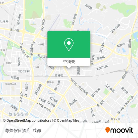 尊煌假日酒店地图