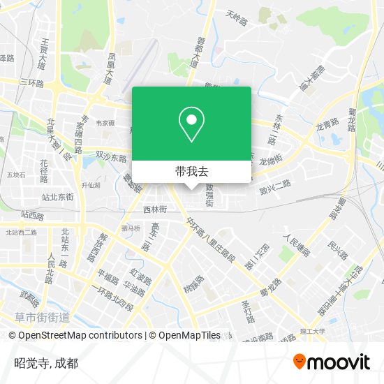 昭觉寺地图
