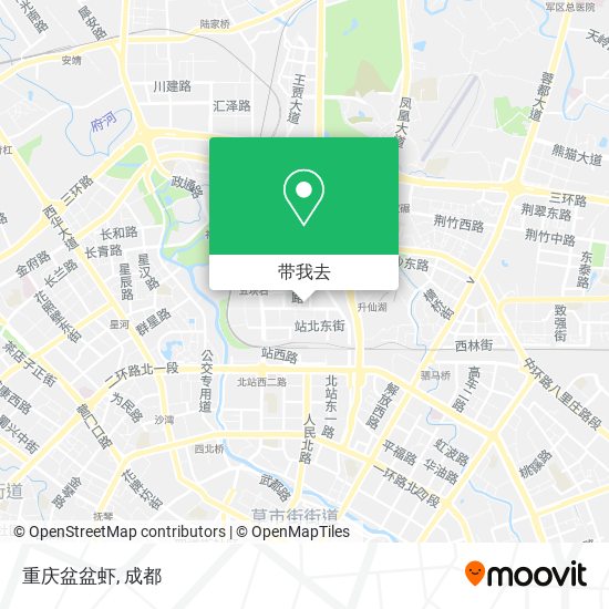 重庆盆盆虾地图