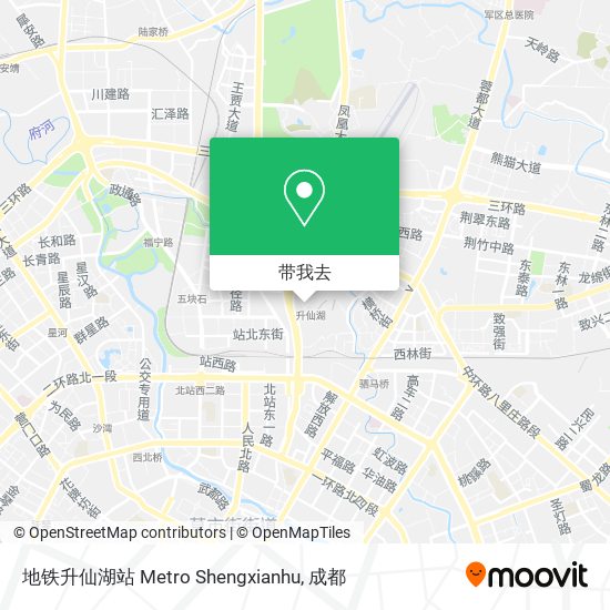 地铁升仙湖站 Metro Shengxianhu地图