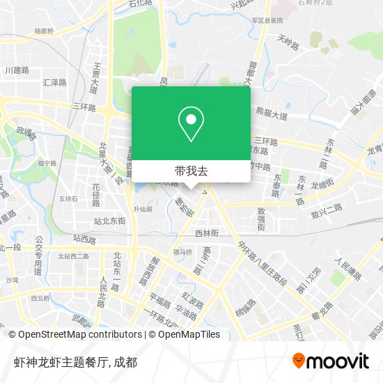 虾神龙虾主题餐厅地图