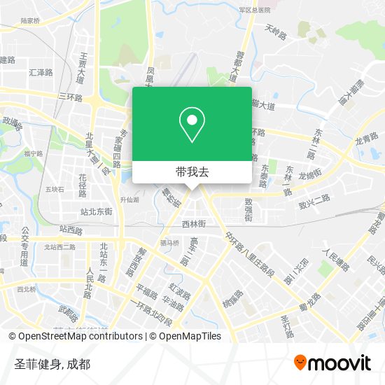 圣菲健身地图