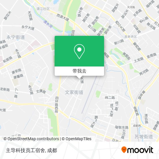 主导科技员工宿舍地图