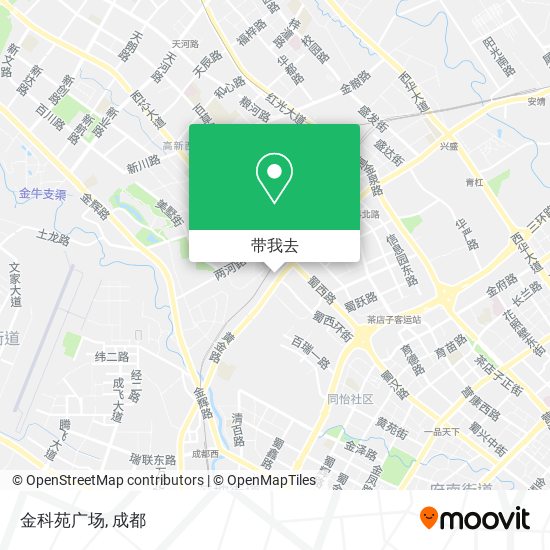 金科苑广场地图