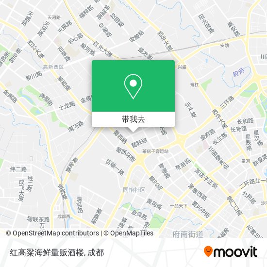 红高粱海鲜量贩酒楼地图