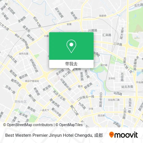 Best Western Premier Jinyun Hotel Chengdu地图