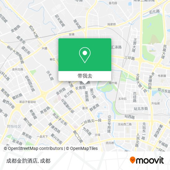成都金韵酒店地图