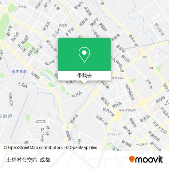 土桥村公交站地图