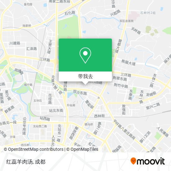 红蕊羊肉汤地图