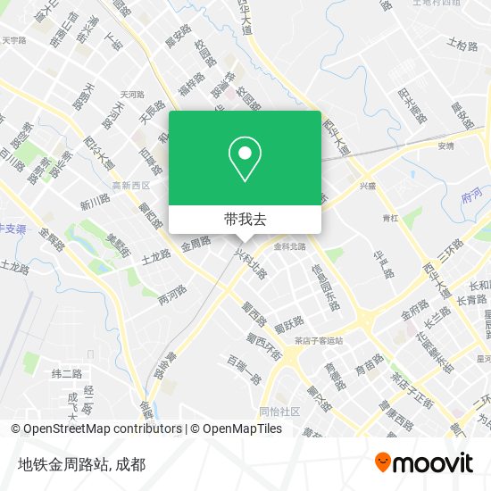 地铁金周路站地图