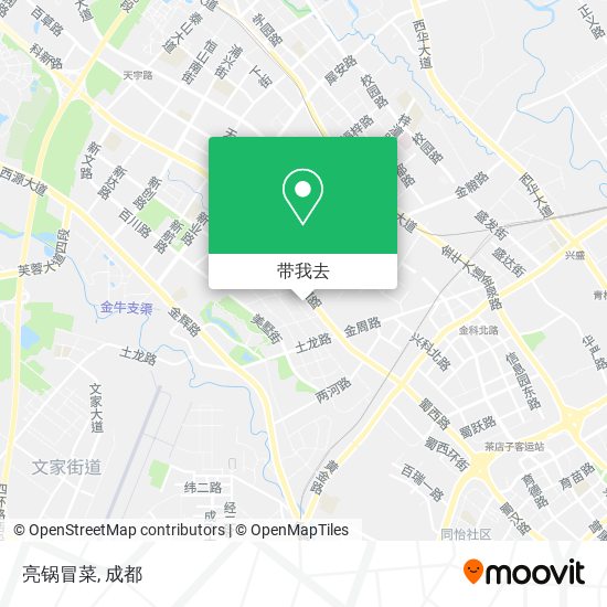 亮锅冒菜地图