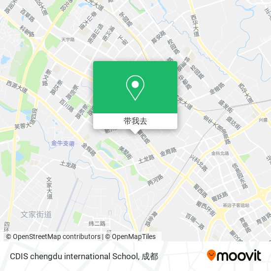 CDIS chengdu international School地图