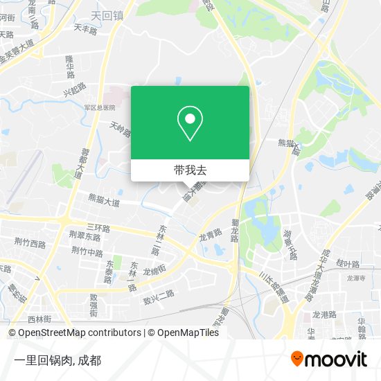 一里回锅肉地图