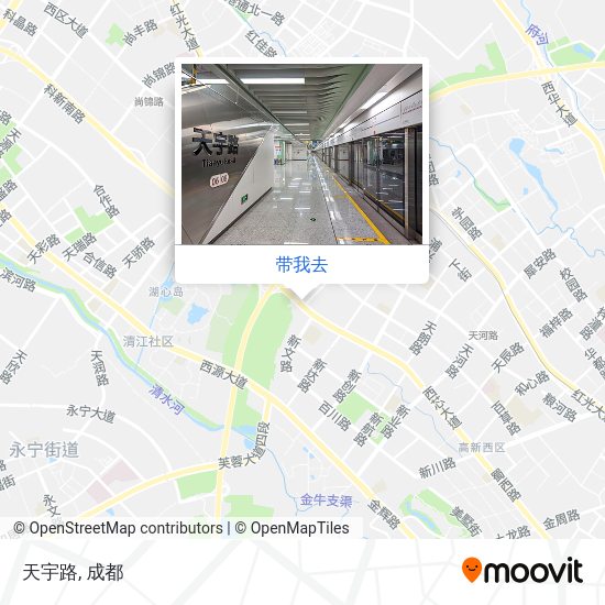 天宇路地图