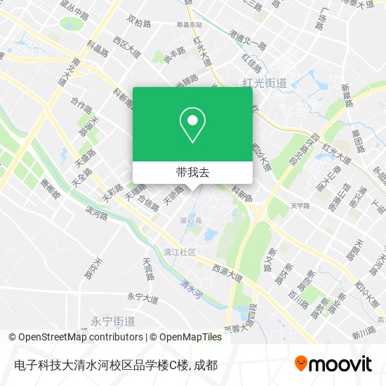 电子科技大清水河校区品学楼C楼地图