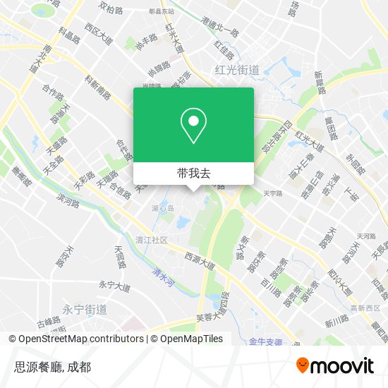 思源餐廳地图