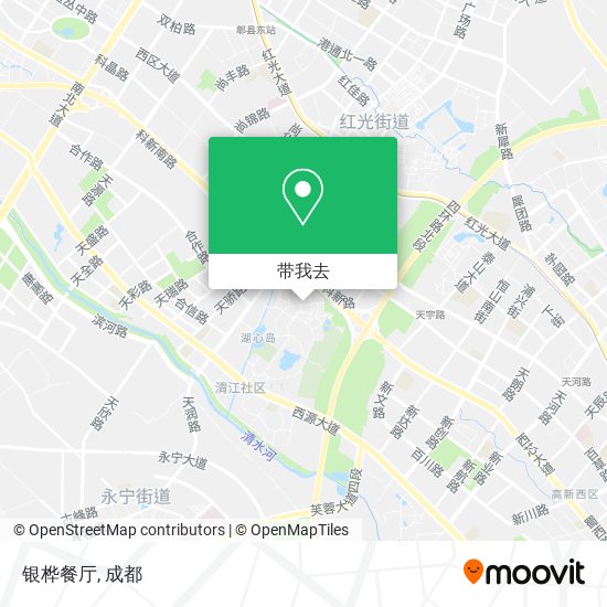 银桦餐厅地图