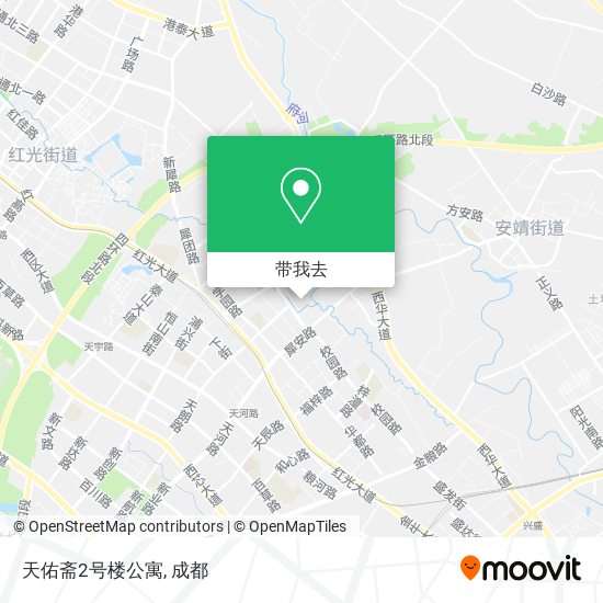 天佑斋2号楼公寓地图