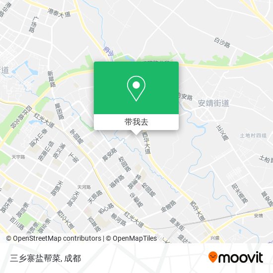 三乡寨盐帮菜地图