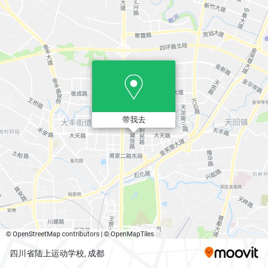 四川省陆上运动学校地图