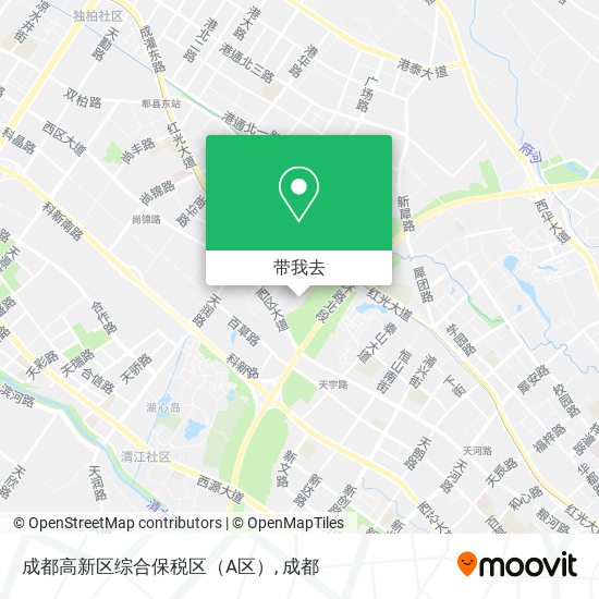 成都高新区综合保税区（A区）地图