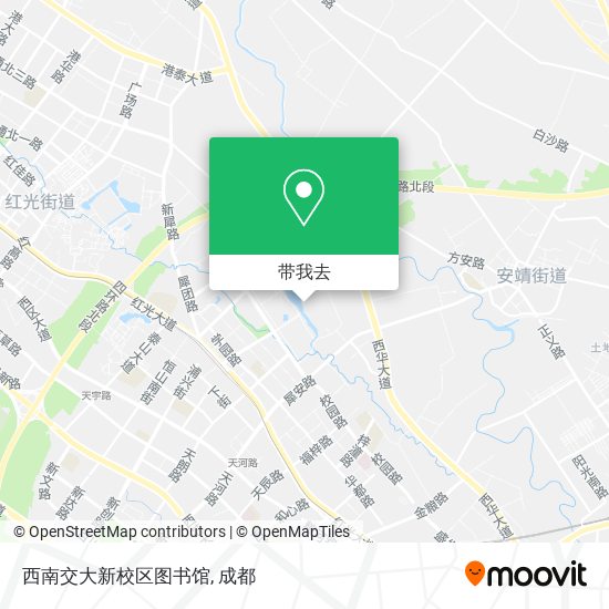 西南交大新校区图书馆地图