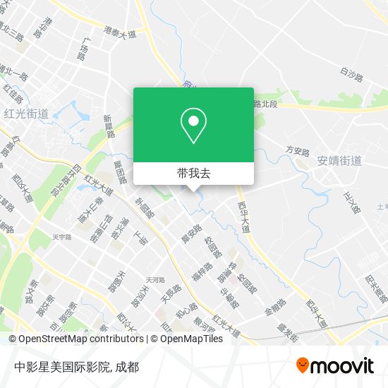 中影星美国际影院地图