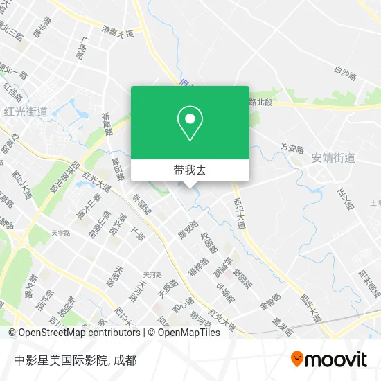 中影星美国际影院地图