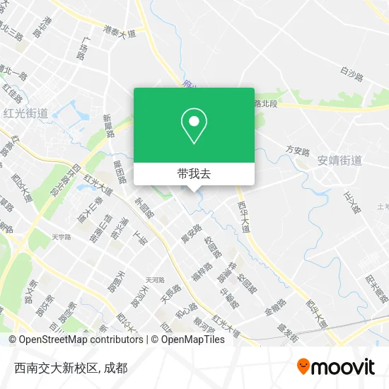 西南交大新校区地图
