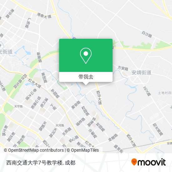 西南交通大学7号教学楼地图
