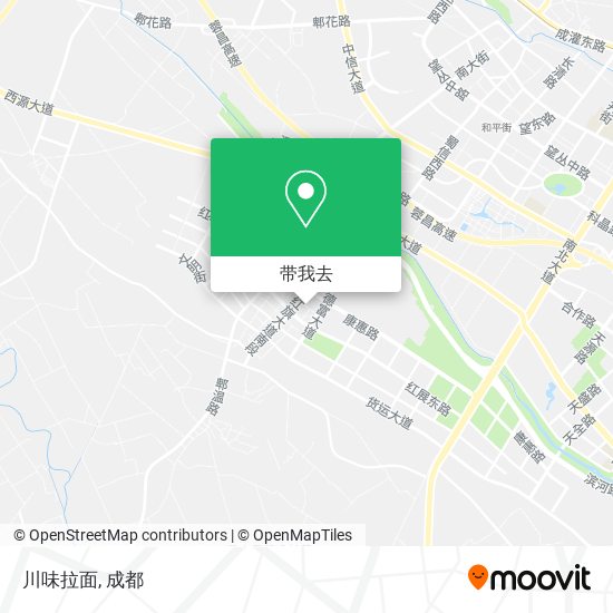 川味拉面地图