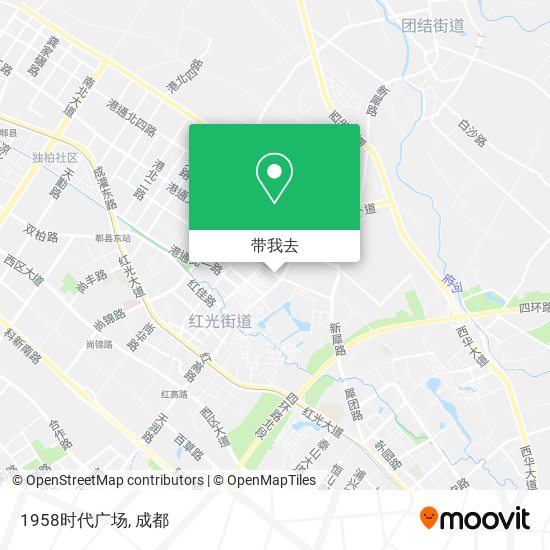 1958时代广场地图