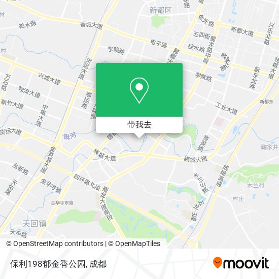 保利198郁金香公园地图
