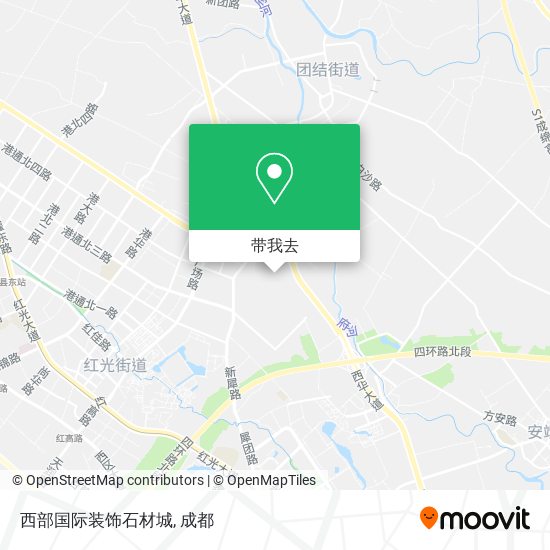 西部国际装饰石材城地图