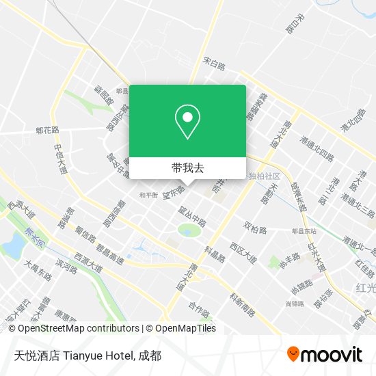 天悦酒店 Tianyue Hotel地图
