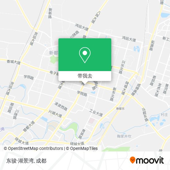 东骏·湖景湾地图