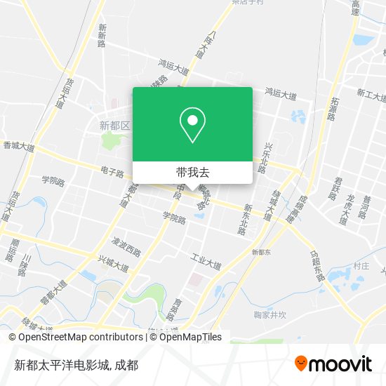 新都太平洋电影城地图