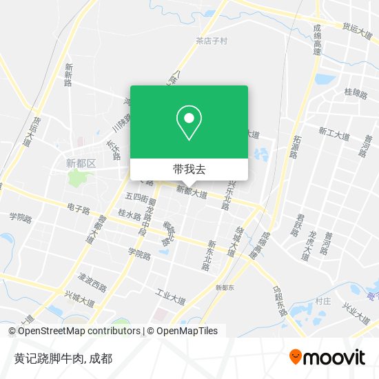 黄记跷脚牛肉地图