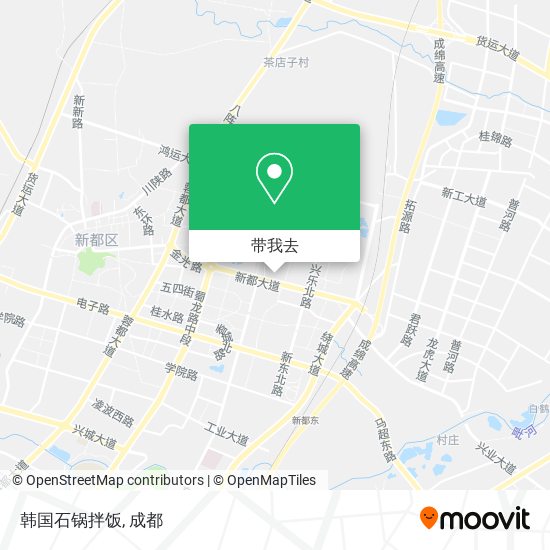 韩国石锅拌饭地图