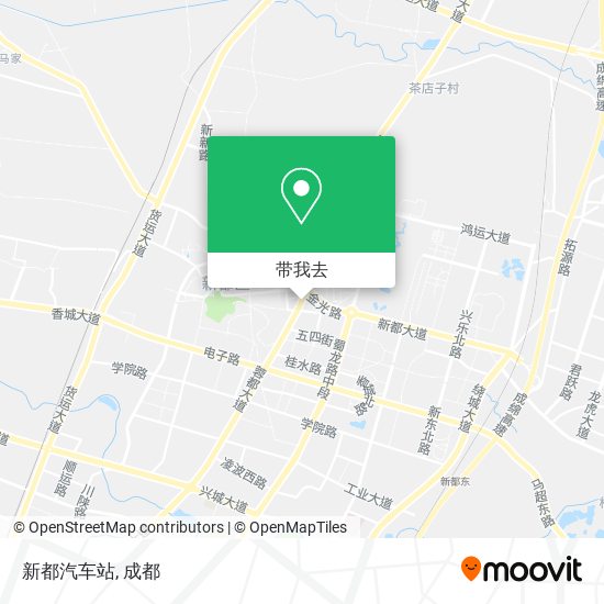 新都汽车站地图