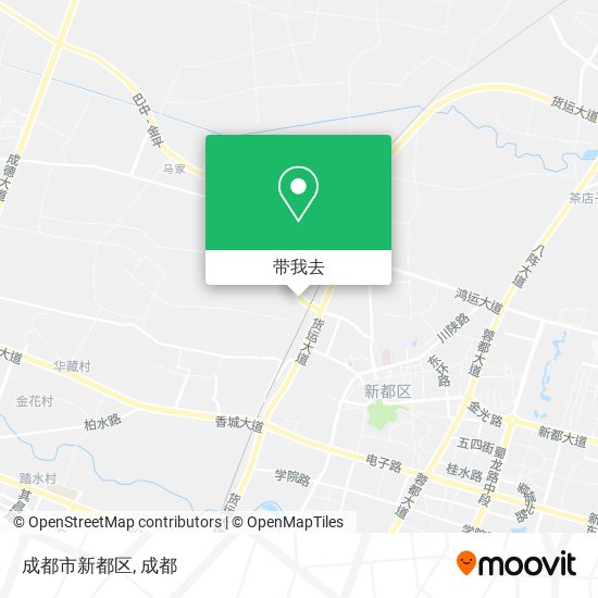 成都市新都区地图