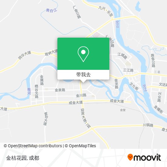 金桔花园地图