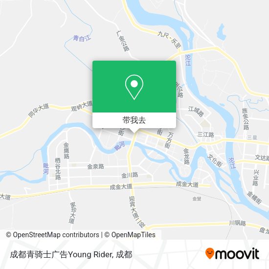 成都青骑士广告Young Rider地图
