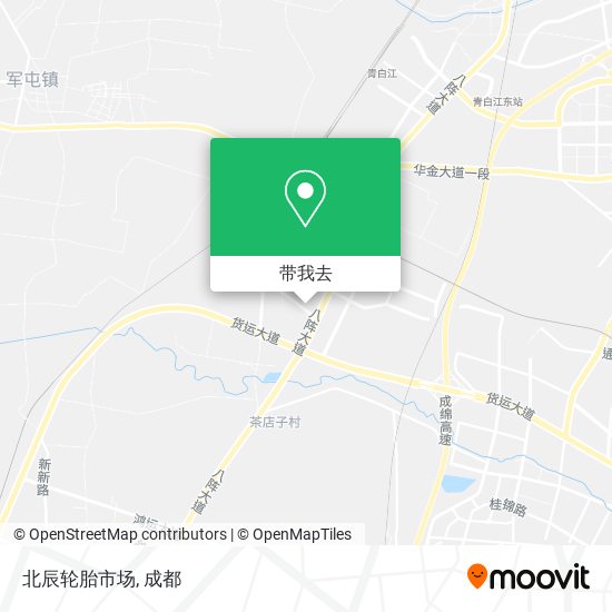北辰轮胎市场地图