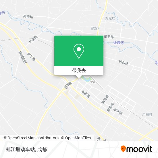 都江堰动车站地图