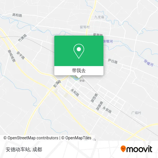 安德动车站地图