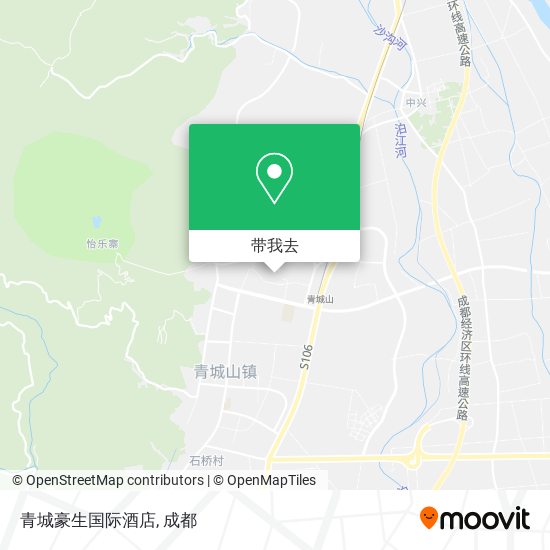青城豪生国际酒店地图